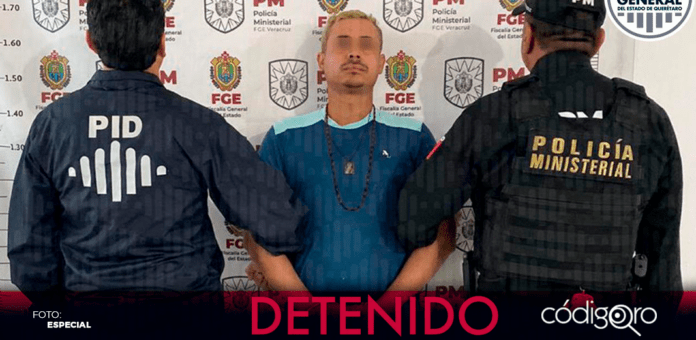 Elementos de la Policía de Investigación del Delito detuvieron a un hombre en Veracruz, por su posible participación en el homicidio de una persona, en la comunidad de La Venta Ajuchitlancito