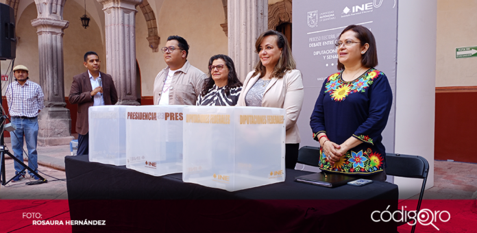 El INE y la UAQ organizarán debates para senadurías y diputaciones federales. Foto: Rosaura Hernández