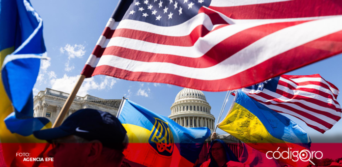 La Cámara de Representantes de Estados Unidos avaló más fondos de ayuda para Ucrania, Israel y Taiwán. Foto: Agencia EFE