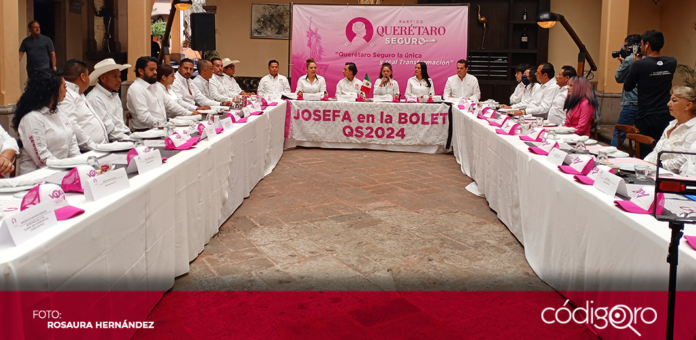 El partido político local Querétaro Seguro anunció cambios en algunas candidaturas. Foto: Rosaura Hernández