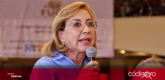 La candidata del PAN-PRI-PRD al Senado, Guadalupe Murguía, se comprometió a otorgar recursos suficientes al campo. Foto: Especial