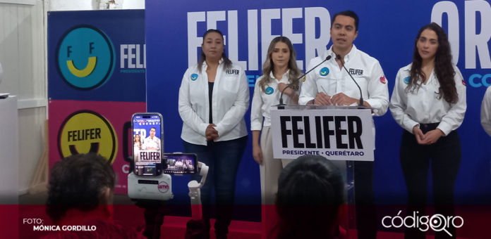 Felipe Fernando Macías aseguró que, de obtener el triunfo electoral, el 50 por ciento de los cargos en su administración serán encabezados por mujeres