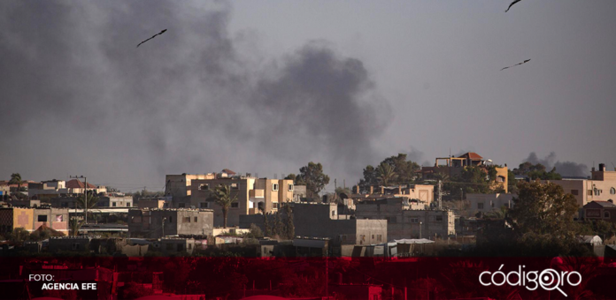 Israel atacó un campamento de desplazados en el sur de Rafah. Foto: Agencia EFE