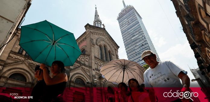 La tercera onda de calor ha dejado temperaturas históricas en la Ciudad de México. Foto: Agencia EFE