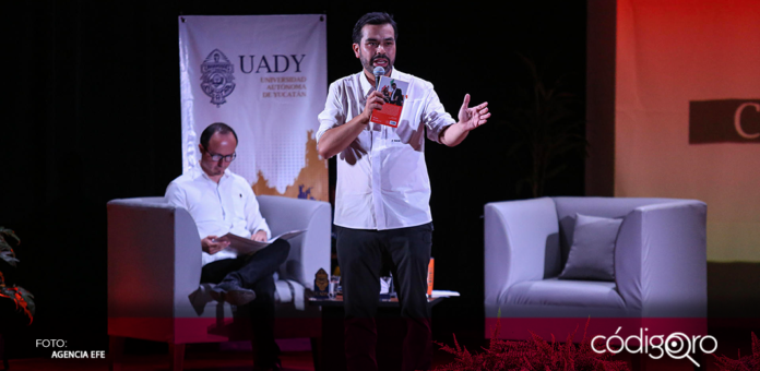 El candidato presidencial Jorge Álvarez Máynez advirtió que no declinará en favor de la candidata Xóchitl Gálvez; aseguró que no se bajará de la contienda electoral