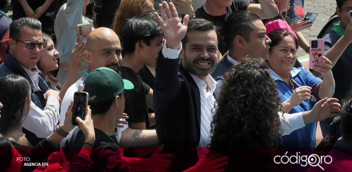 El candidato presidencial Jorge Álvarez Máynez aseguró que puso 