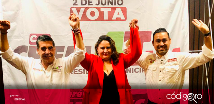 La candidata de MC, Miriam Loa, que competía contra Homero Barrera por la diputación local del Distrito 2, declinó en favor de su contrincante y se unió al proyecto de José María Tapia