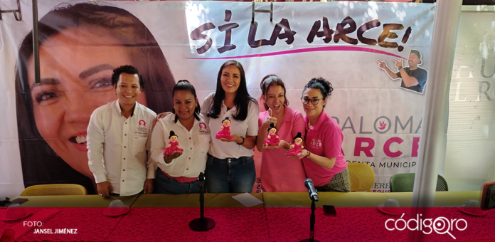 Paloma Arce, candidata de QS a la alcaldía de Querétaro, se consideró triunfadora en el reciente diálogo organizado por el IEEQ, en el cual intercambió puntos de vista con los otros tres candidatos