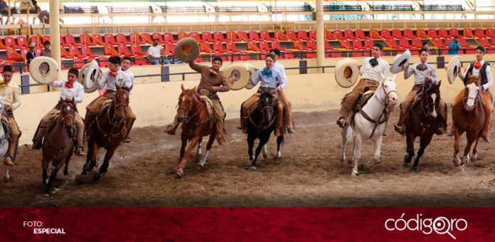 La selección de charrería de Querétaro ganó el bicampeonato en los Juegos Nacionales Conade 2024. Foto: Especial