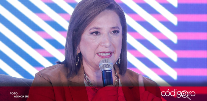La candidata presidencial Xóchitl Gálvez propuso digitalizar el registro público de la propiedad  y el uso del 