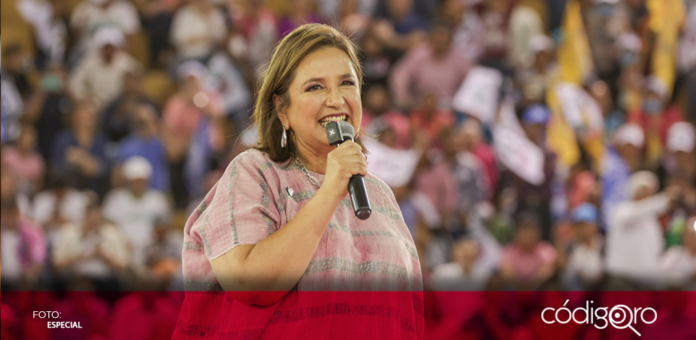 La candidata presidencial Xóchitl Gálvez reconocerá la escasez de agua como un asunto de seguridad nacional; por ello, dijo, trabajará para resolver los problemas hídricos en el país