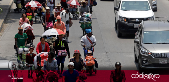 Una caravana de medio millar de migrantes arribó este miércoles a Puebla, su objetivo es llegar a EUA; proceden de países como Venezuela, Honduras, Guatemala, Perú y Nicaragua