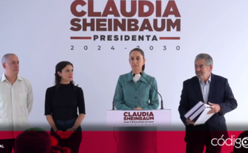 La presidenta electa Claudia Sheinbaum negó la "militarización" del país, tras el anuncio del paso de la Guardia Nacional a la Sedena; aseguró que tanto ella como el actual mandatario, López Obrador, "construyen" la paz
