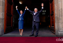 En Palacio Nacional, López Obrador recibió a la virtual presidenta electa Claudia Sheinbaum. Foto: Especial