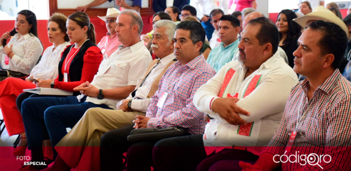El PRI llevó a cabo su Asamblea Estatal en Querétaro, tras la elección del 2 de junio. Foto: Especial