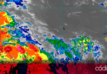La tormenta tropical Chris se formó en las aguas del Golfo de México. Foto: Especial