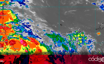 La tormenta tropical Chris se formó en las aguas del Golfo de México. Foto: Especial