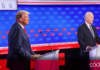 CNN organizó el primer debate presidencial entre Donald Trump y Joe Biden. Foto: Agencia EFE