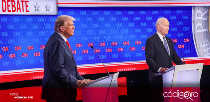 CNN organizó el primer debate presidencial entre Donald Trump y Joe Biden. Foto: Agencia EFE