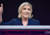 La ultraderecha liderada por Marine Le Pen ganó la primera vuelta de las elecciones partlamentarias en Francia. Foto: Agencia EFE