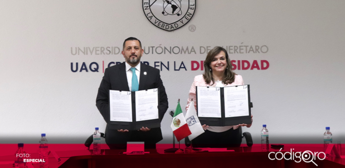 El Gobierno del Estado de Querétaro y la Universidad Autónoma de Querétaro (UAQ) formalizan un convenio para fortalecer la Protección Civil