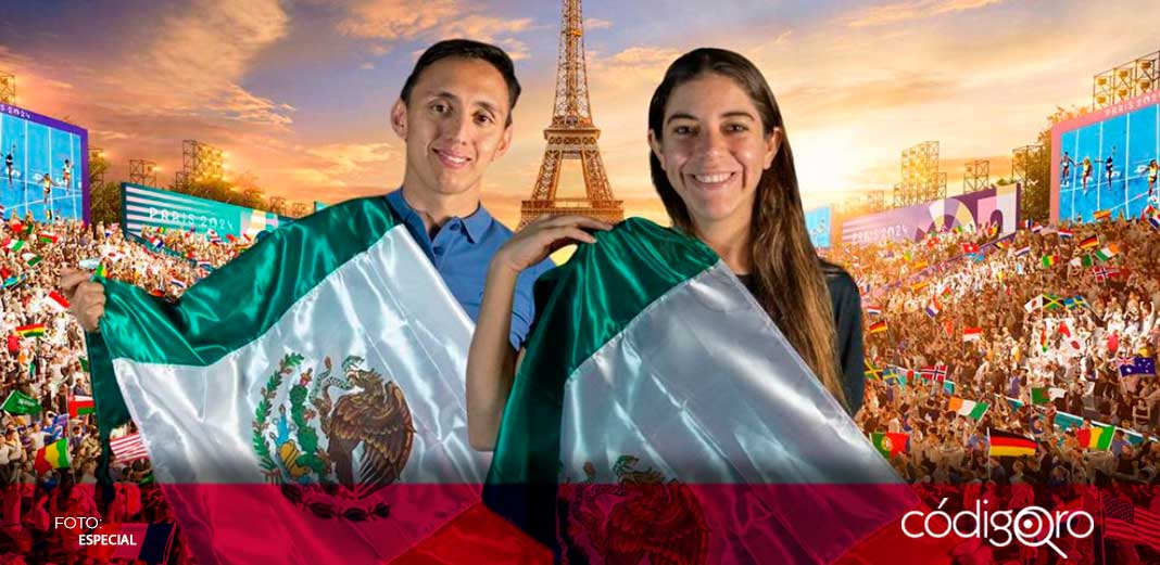 Alejandra Orozco y Emiliano Hernández, abanderados mexicanos en París