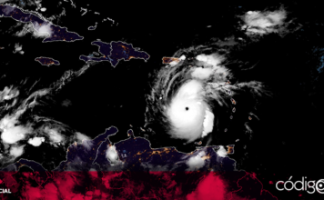 El huracán Beryl se fortaleció a categoría 5 en las aguas del Mar Caribe. Foto: Especial