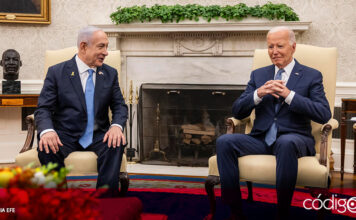 Durante un encuentro en la Casa Blanca, el primer ministro israelí, Benjamin Netanyahu, agradeció al presidente de EUA, Joe Biden, sus 50 años de apoyo a Israel; se espera que las negociaciones para un alto al fuego en la Franja de Gaza sean el tema central