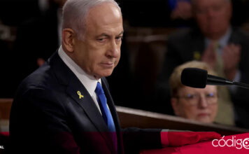 El primer ministro israelí, Benjamin Netanyahu, pidió ante el Congreso de EUA más armas para acelerar la lucha contra Hamas en la Franja de Gaza; sin embargo, aseguró que no tiene planes de ocupar el enclave palestino