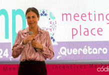 Adriana Vega destacó que Querétaro se ha distinguido por su ubicación geográfica, su conectividad, su infraestructura turística y amplia diversidad