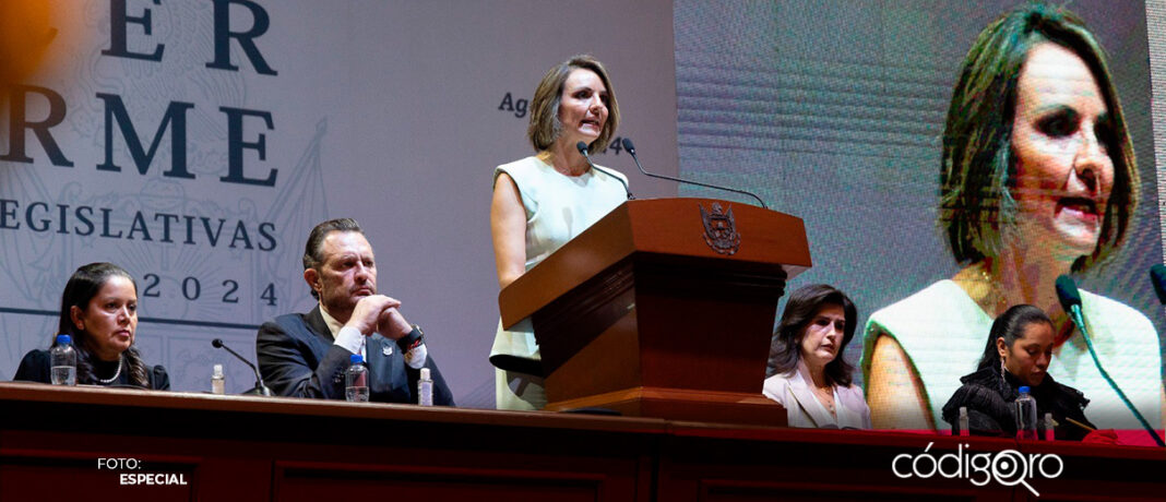 Ana Paola López Birlain es la presienta del Congreso del Estado de Querétaro. Foto: Especial