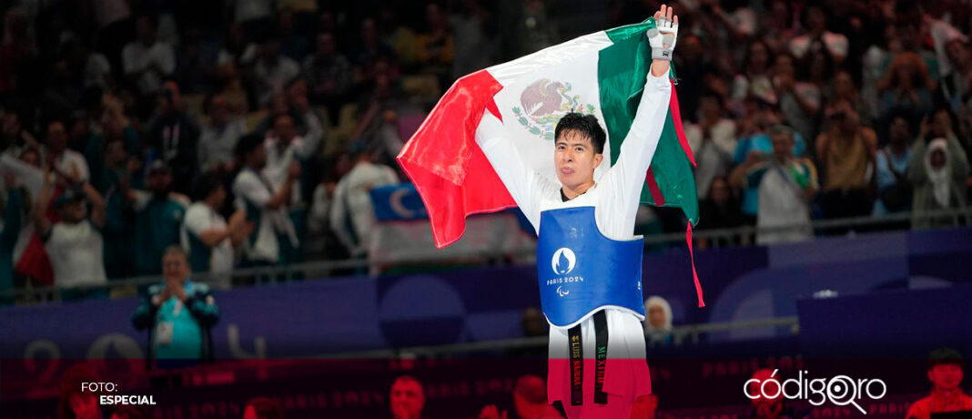 Luis Mario Najera sumó la sexta medalla para México en los Juegos Paralímpicos de París 2024. Foto: Especial