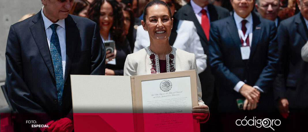 La presidenta Claudia Sheinbaum aseguró que pondrá todo su empeño, conocimiento y voluntad al servicio de la patria