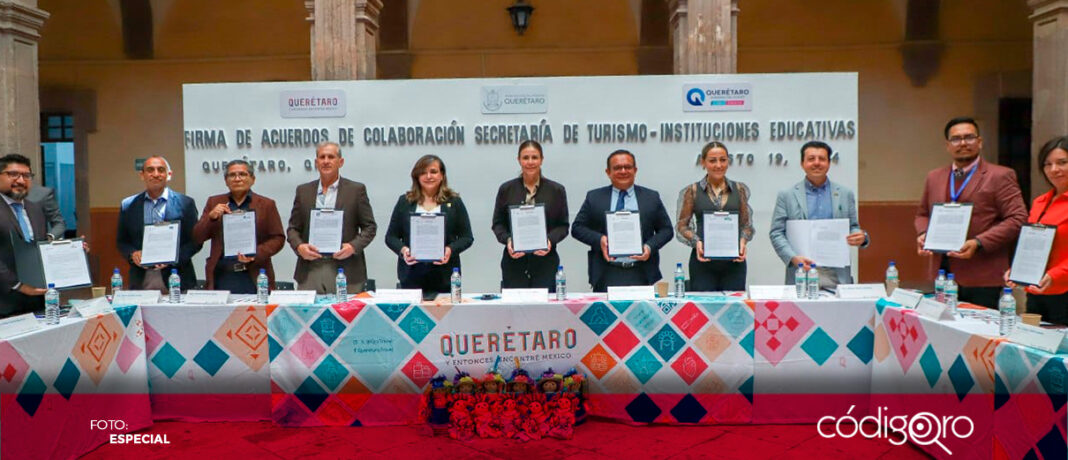 La SECTUR firmó convenios de colaboración con 21 instituciones educativas, con el objetivo de desarrollar proyectos de investigación e intercambio de información estratégica con el sector turístico