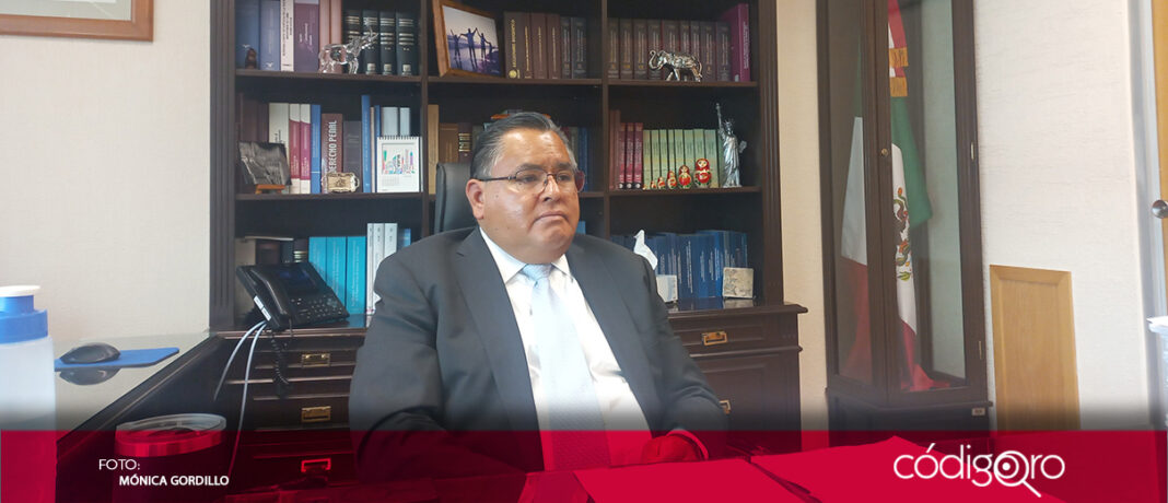 Cerca de 19 magistrados y jueces del PJF de Querétaro analizan solicitar medidas cautelares ante la CIDH en contra de la reforma judicial, mencionó Gerardo Martínez, coordinador de magistrados de circuito de la entidad