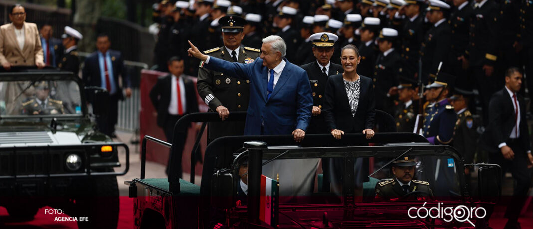 El presidente López Obrador dio inicio a sus últimos festejos patrios con la conmemoración del 177 aniversario de la gesta de los Niños Héroes y reconoció su labor; estuvo acompañado de la presidenta electa Claudia Sheinbaum