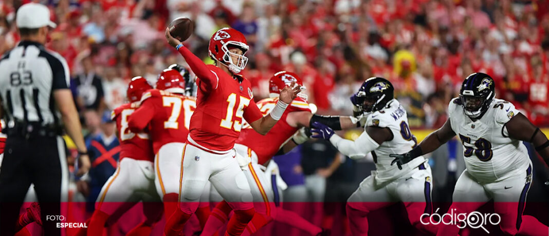 Los Chiefs derrotaron 27-20 a los Ravens en el inicio de la temporada 2024. Foto: Especial