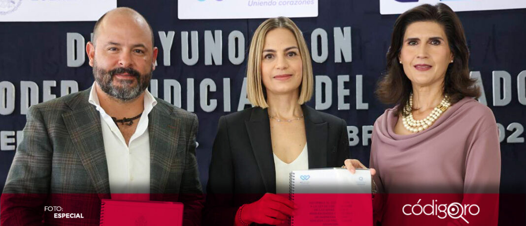 La presidenta del DIF Estatal, Car Herrera, planteó reformas para beneficiar a menores de edad. Foto: Especial