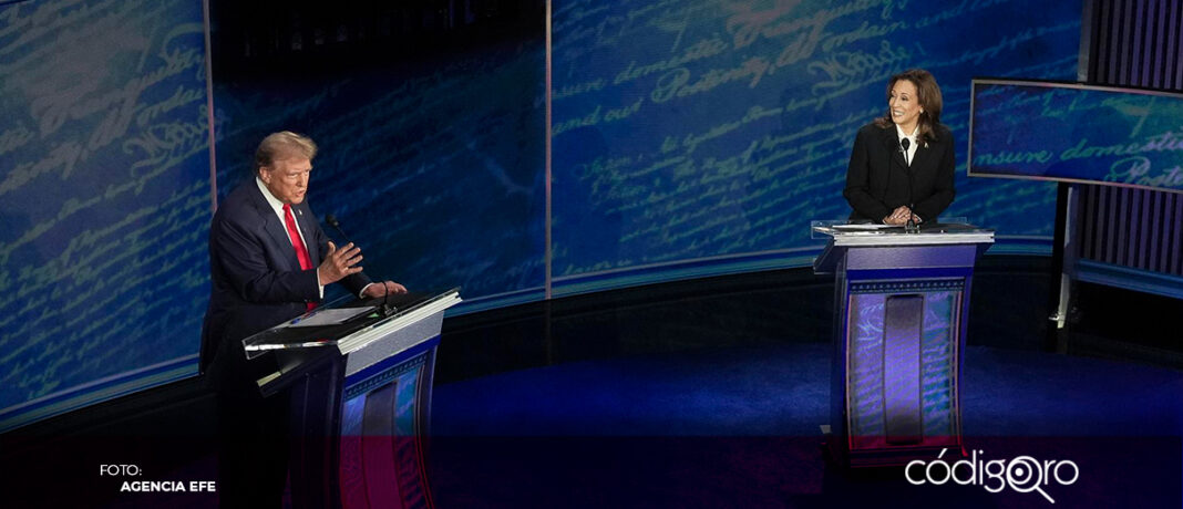 Kamala Harris y Donald Trump protagonizaron su primer cara a cara. Foto: Agencia EFE