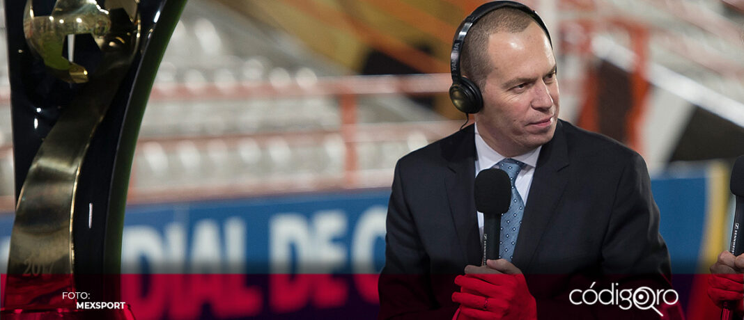 El periodista deportivo André Marín murió como consecuencia de una bacteria pulmonar. Foto: Mexsport