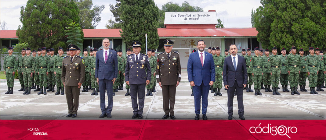 Un total de 108 jóvenes conscriptos de los estados de Querétaro, Guanajuato y Michoacán iniciaron el tercer Escalón de Adiestramiento 2024, como parte del Servicio Militar Nacional