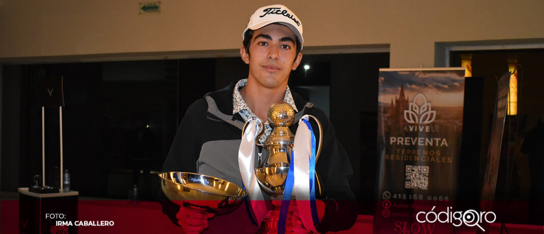 Diego Serrano conquistó la edición 2024 del Torneo Anual del Club Campestre de Querétaro, Foto: Irma Caballero