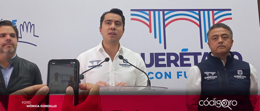 El presidente municipal de Querétaro, Felifer Macías, anunció acciones para retirar comerciantes ambulantes. Foto: Mónica Gordillo