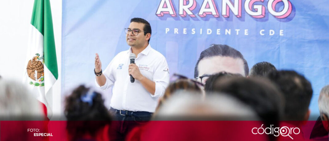 Martín Arango buaca la dirigencia estatal del PAN en Querétaro. Foto: Especial