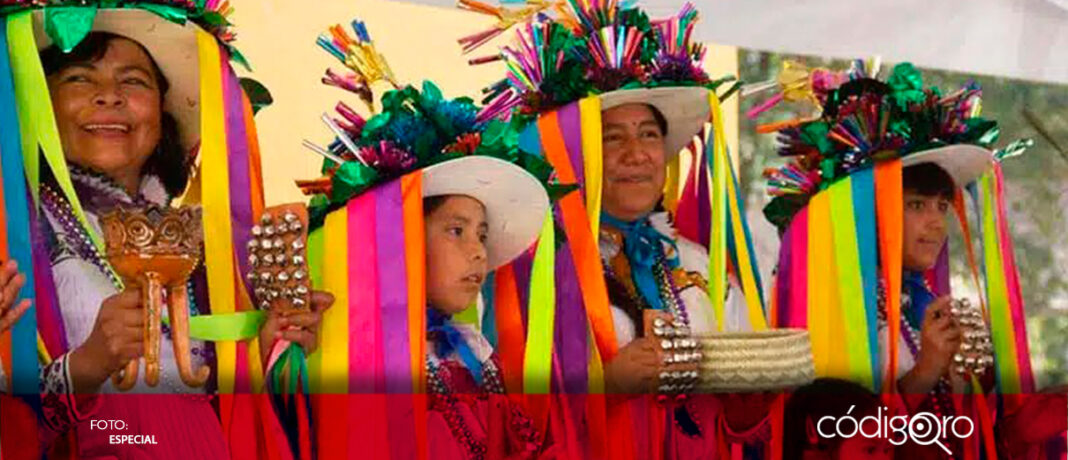 La Danza de las pastoras de Amealco formó parte de la programación artística de la investidura de Claudia Sheinbaum como presidenta de México; se presentaron a las 13:50 horas en el Zócalo de la CDMX