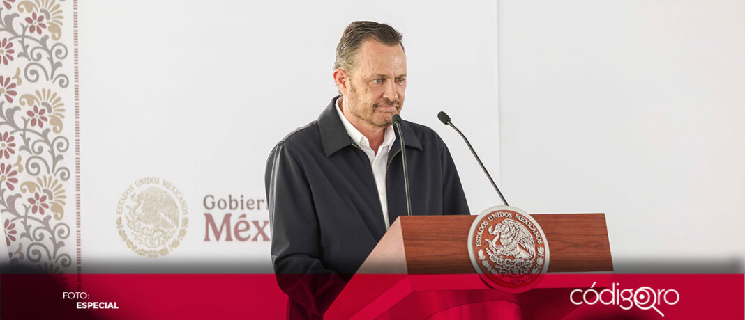 El gobernador Mauricio Kuri celebró el avance del proyecto el tren México-Querétaro. Foto: Especial