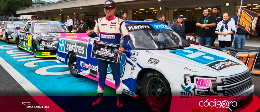 Gerardo “Chispa” Rodríguez se quedó con la pole position para la carrera de este sábado, en la cual se definirá al campeón de las Trucks México Series; se disputará en el autódromo Hermanos Rodríguez, a las 13:45 horas y está pactada a 70 vueltas