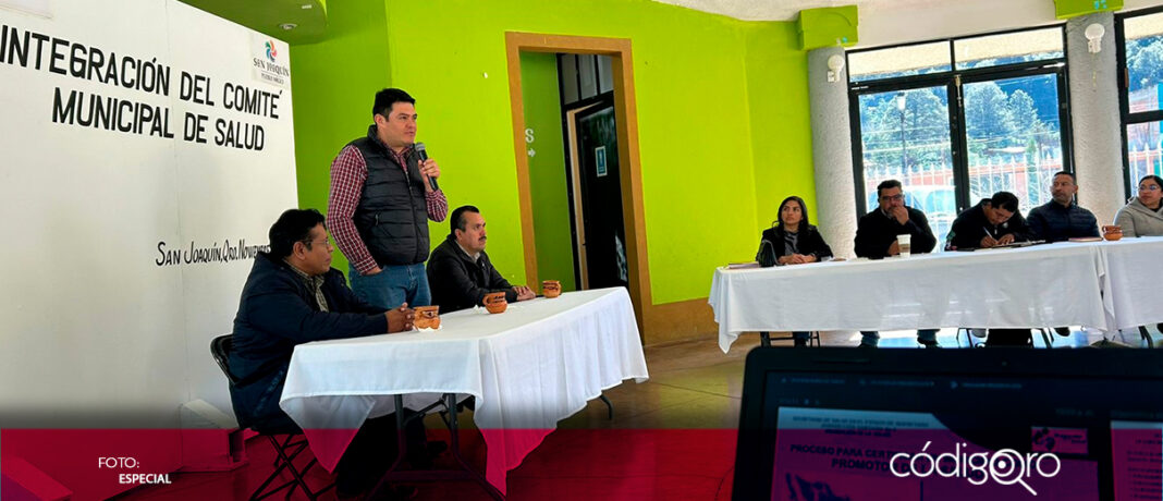 La SESA instaló el Comité de Salud en San Joaquín, con el objetivo de establecer acciones para el plan de trabajo municipal de Promoción de la Salud y mejorar las estrategias de atención médica