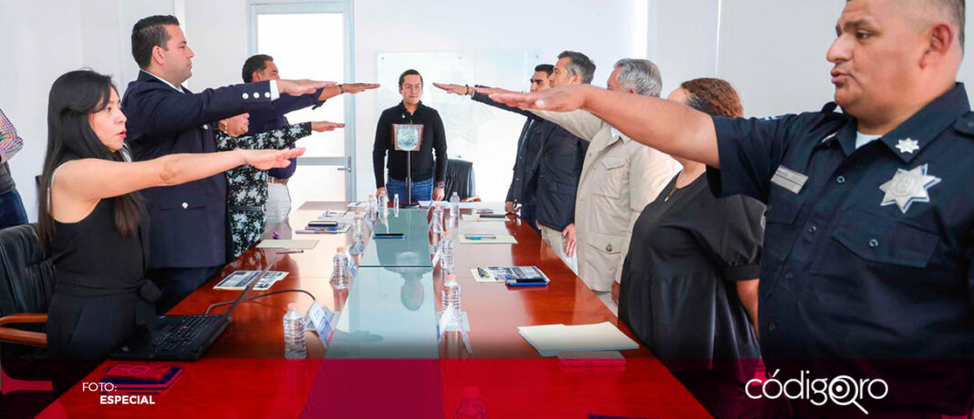 Corregidora instaló la Comisión del Servicio Profesional de Carrera Policial. Foto: Especial