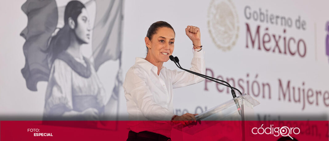 La presidenta de México, Claudia Sheinbaum, estuvo de gira por el estado de Michoacán. Foto: Especial